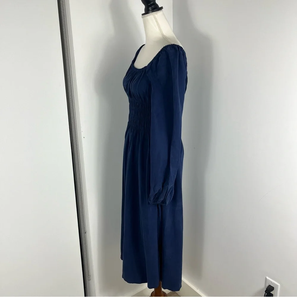 Hill House Jasmine nap dress long sleeve smocked